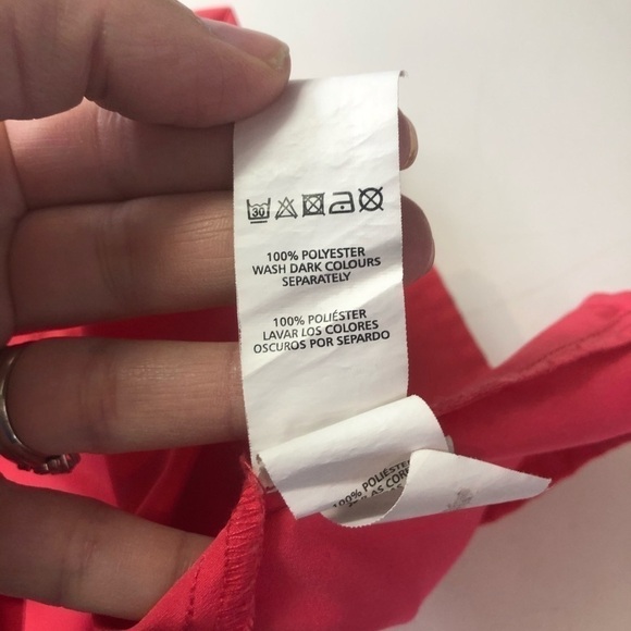 Atmosphere High Rise Bright Coral Maxi Skirt, Size S - Picture 7 of 8